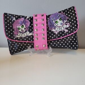 Too Fast Doll Face Clutch, VGUC